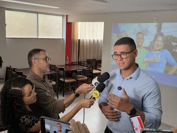 Brenner Oliveira, gerente regional da &Aacute;guas do Piau&iacute;.(Imagem:Ascom)