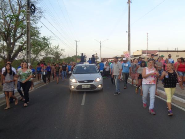Prefeito eleito Joel Rodrigues realiza Caminhada da Gratid&atilde;o.(Imagem:FlorianoNews)