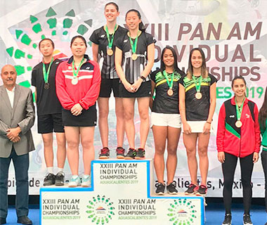Piauienses garantem duas medalhas ao Brasil no Pan de Badminton
