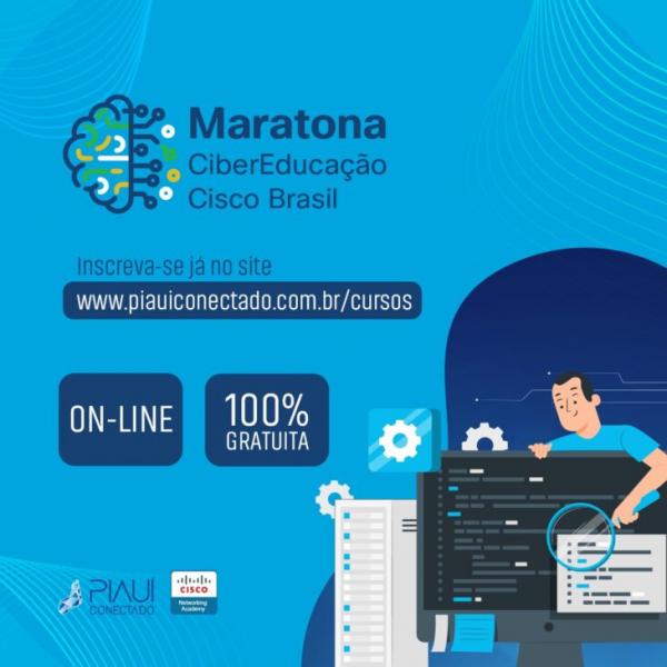 Inscrições abertas para a Maratona de CiberEducação 2022 da Piauí Conectado