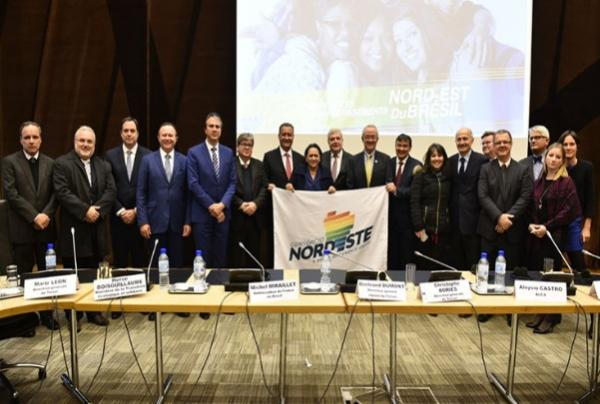 Wellington Dias apresenta oportunidades de negócios a empresários franceses