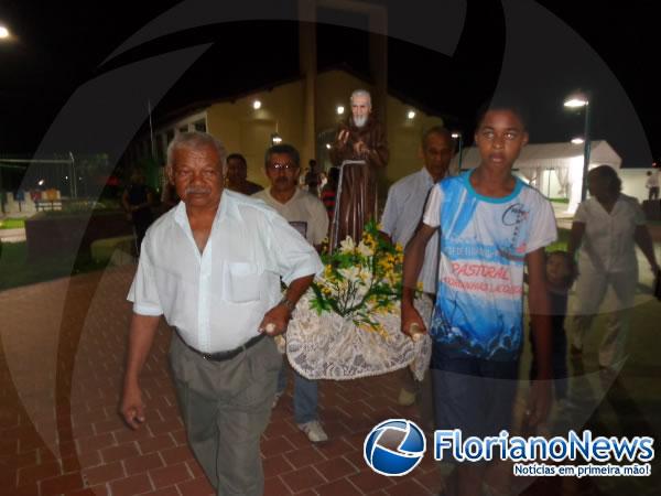 Iniciado os festejos de S&atilde;o Pio de Pietrelcina no bairro Guia.(Imagem:FlorianoNews)