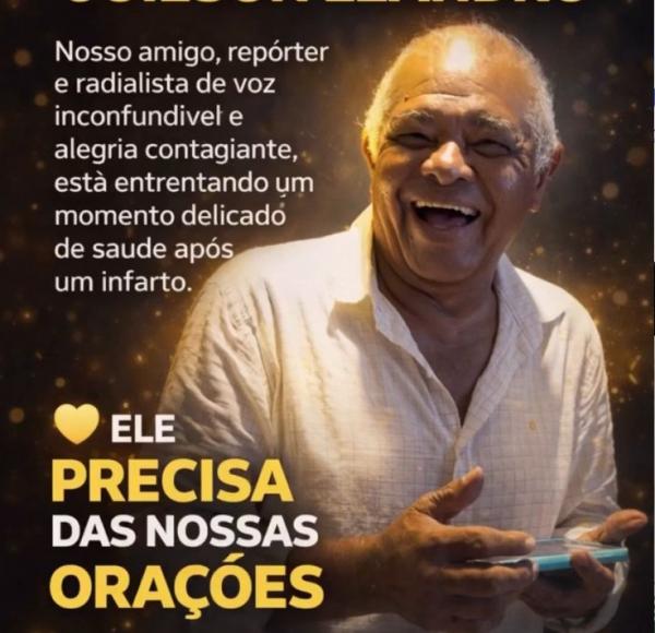 Estado de saúde de Joilson Leandro é grave, mas cirurgia já está encaminhada