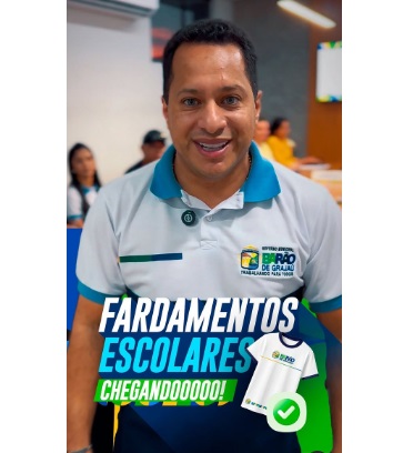 Barão de Grajaú anuncia entrega de fardamentos escolares e reforça investimentos na educação