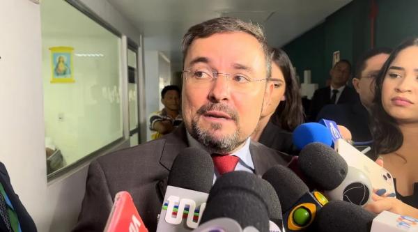  L&iacute;der do governo da Alepi, deputado F&aacute;bio Novo (PT).(Imagem: Isabela Leal / g1 )