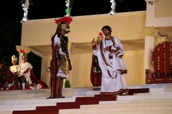  Encena&ccedil;&atilde;o da Paix&atilde;o de Cristo em Floriano. (Imagem:Lucas Marreiros/ G1 PI)