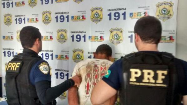 PRF prende homem condenado por assalto(Imagem:PRF)