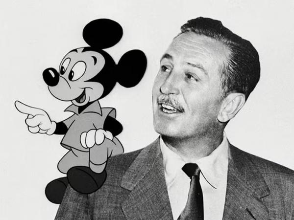 Mickey e Walt Disney (Imagem:Divulga&ccedil;&atilde;o/Disney Brasil)