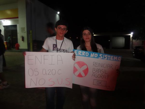  Realizada 2&ordf; Mobiliza&ccedil;&atilde;o Reivindicadora em Floriano.(Imagem:FlorianoNews)