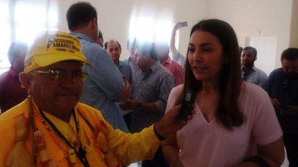 Em passagem por Floriano, Margarete Coelho fala sobre obras em São Raimundo Nonato