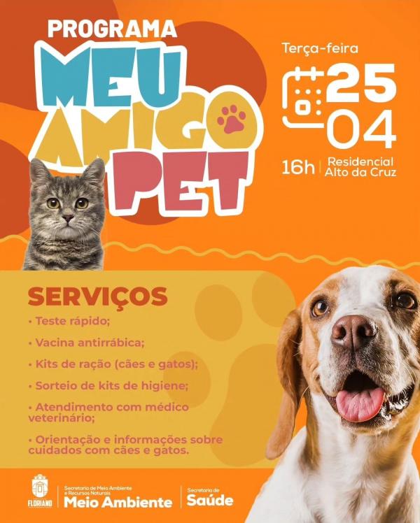 Secretarias de Meio Ambiente e Saúde realizarão primeira edição do "Meu Amigo Pet" em Floriano