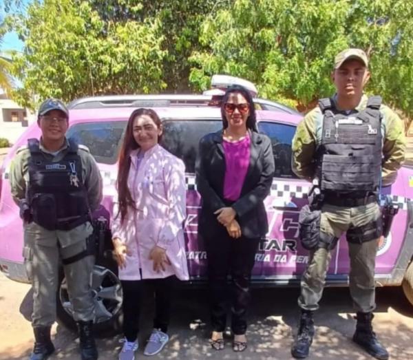 Ações da Patrulha Maria da Penha são destaque em palestra no Centro de Reabilitação Peniel