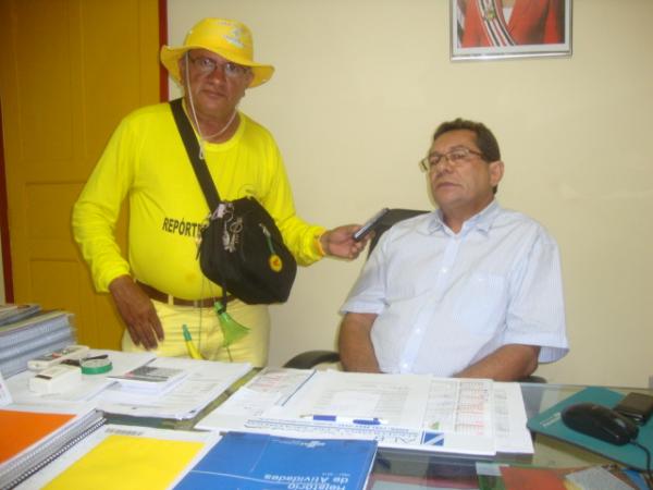 Entrevista com Raimundo Silva - Prefeito de Barao de Grajau-MA(Imagem:reda&ccedil;&atilde;o)