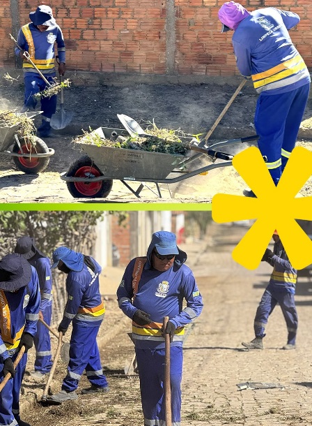 Prefeitura de Floriano intensifica serviços de limpeza urbana no Conjunto Aparecida Procópio