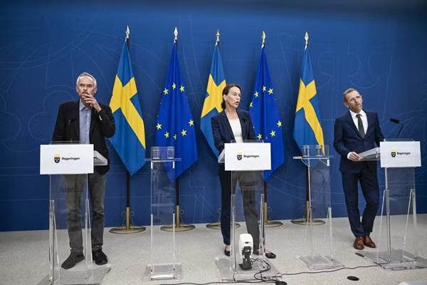 Entrevista coletiva para informar sobre a situa&ccedil;&atilde;o da mpox, em Estocolmo.(Imagem:Fredrik Sandberg/TT News Agency via AP)