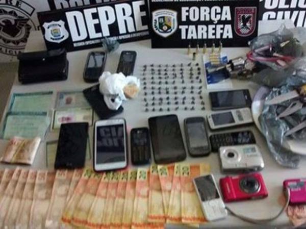 Pai e filho são presos suspeitos de tráfico de drogas em Teresina