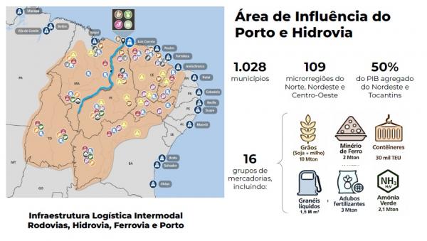 Obras para ampliar a capacidade da Hidrovia do Parna&iacute;ba come&ccedil;am em 2026(Imagem:Divulga&ccedil;&atilde;o)