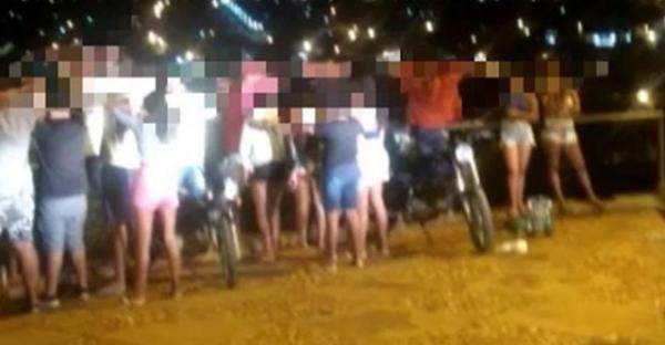 festa e aglomera&ccedil;&atilde;o de jovens em munic&iacute;pio do Piau&iacute;(Imagem:Reprodu&ccedil;&atilde;o)