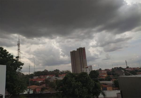 Após alerta do Inmet, forte chuva em Teresina tem granizo e árvore caída