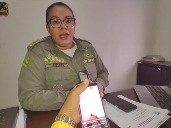 Major Leucijane de Vasconcelos, subcomandante do 3&ordm; Batalh&atilde;o de Pol&iacute;cia Militar.(Imagem:FlorianoNews)