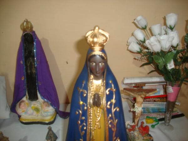 Imagem da Santa padroeira do lugar(Imagem:reda&ccedil;ao)