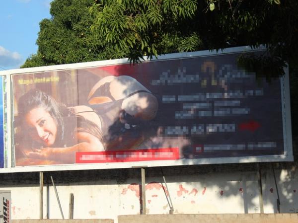 G1 flagrou outdoor antes da a&ccedil;&atilde;o da SDU Sul.(Imagem:Fernando Brito/G1)