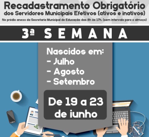 PMF inicia nova etapa para recadastramento dos servidores municipais
