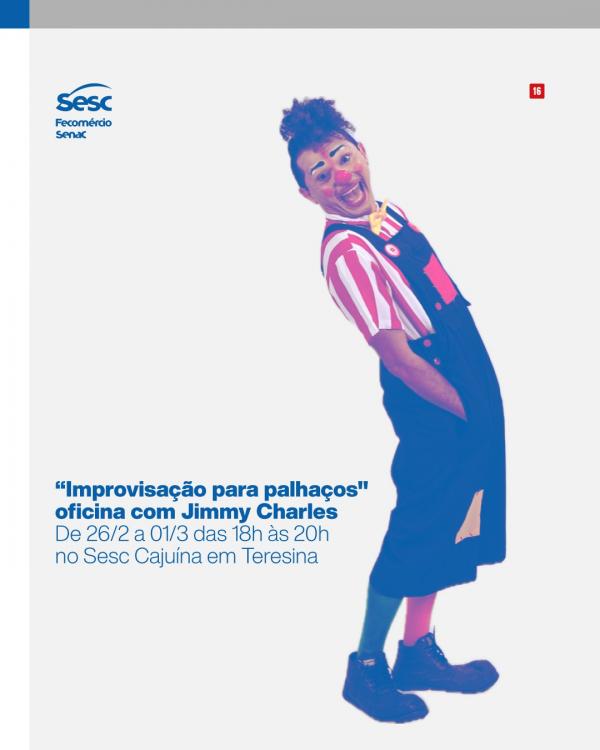 Sesc Cajuína sedia oficina sobre a arte da improvisação
