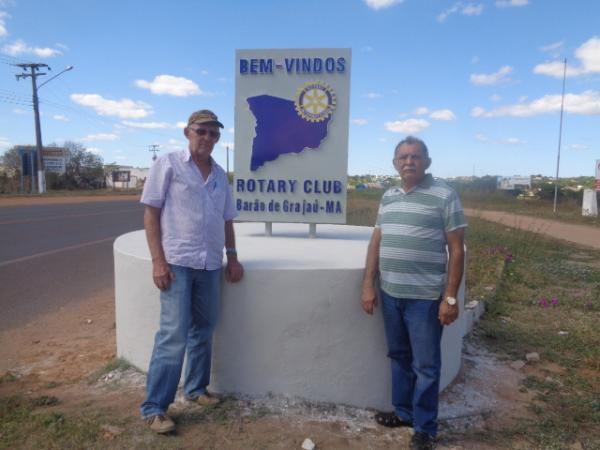 Rotary Club instala marco rot&aacute;rio em Bar&atilde;o de Graja&uacute;.(Imagem:FlorianoNews)