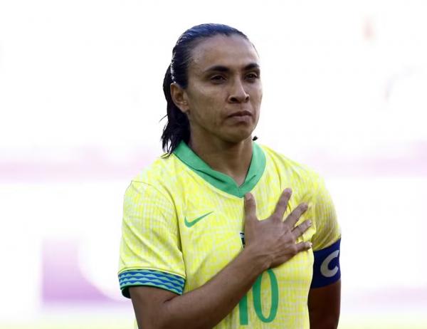 Marta concorreu ao pr&ecirc;mio que tem seu nome, novidade em 2024.(Imagem:REUTERS/Susana Vera)