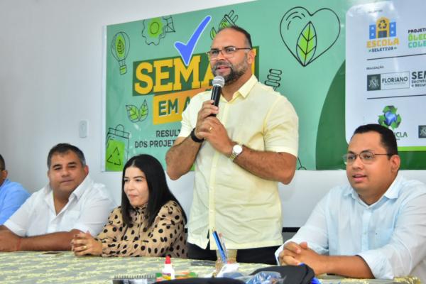 Vereadores acompanham premia&ccedil;&atilde;o de projetos ambientais realizados em Floriano(Imagem:Reprodu&ccedil;&atilde;o)