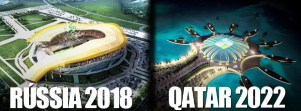 Fifa anuncia Rússia e Qatar como sedes das Copas de 2018 e 2022