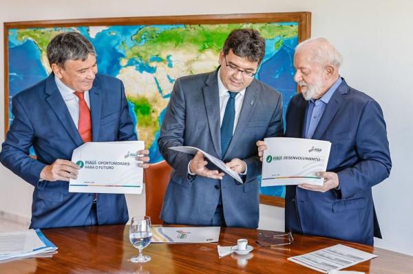 Em audiência com Lula, Rafael apresenta projetos e pede mais investimentos para o Piauí