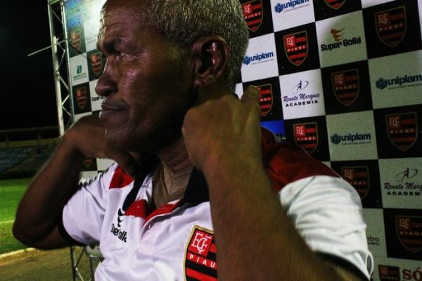 Dias Pereira lamenta erros da Raposa na Copa Piau&iacute;, vice por causa de um gol de saldo.(Imagem:Emanuele Madeira)