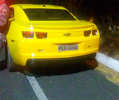 Camaro é apreendido e condutor conduzido por embriaguez ao volante
