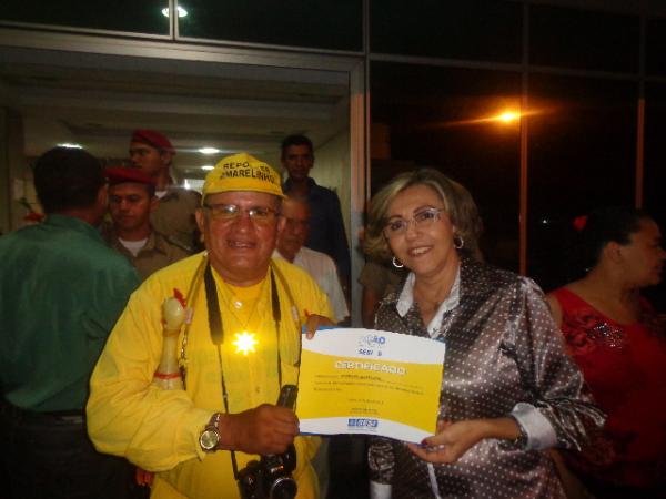 Parceiros receberam certificado por participa&ccedil;&atilde;o no A&ccedil;&atilde;o Global de Floriano.(Imagem:FlorianoNews)