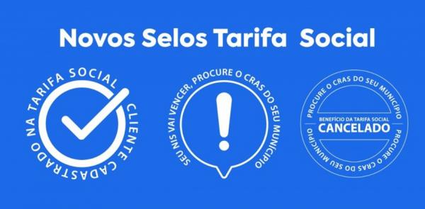 Novos Selos Tarifa Social(Imagem:Divulga&ccedil;&atilde;o)