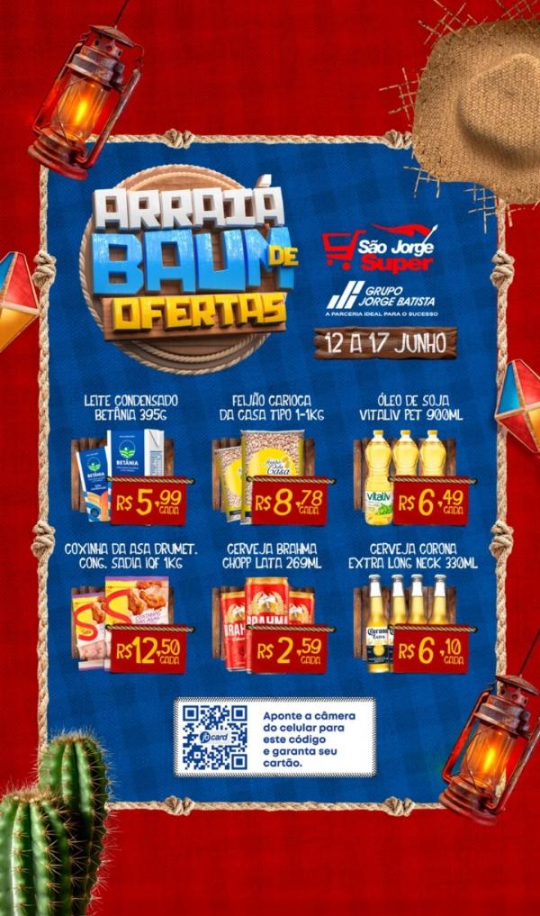 Ofertas de São João no São Jorge Super em Floriano: Descontos exclusivos de 12 a 17 de junho
