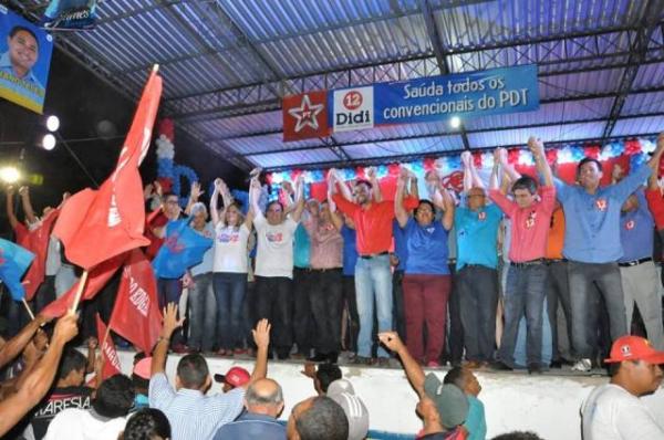 Conven&ccedil;&atilde;o do PDT oficializou a candidatura de Didi Nunes para prefeito de Floriano.(Imagem:Reprodu&ccedil;&atilde;o/Facebook)