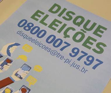 Disque Eleições inicia plantão aos fins de semana e feriados