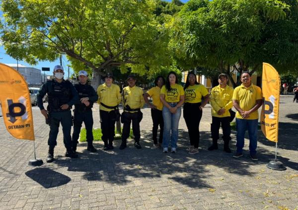 Blitz educativa reforça campanha Maio Amarelo e conscientização no trânsito em Floriano(Imagem:Divulgação)