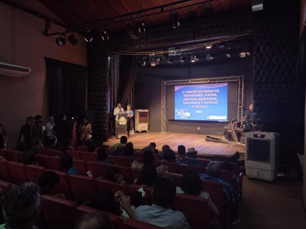 Teatro Maria Bonita celebra os 126 anos de Floriano com o II Sarau Cultural