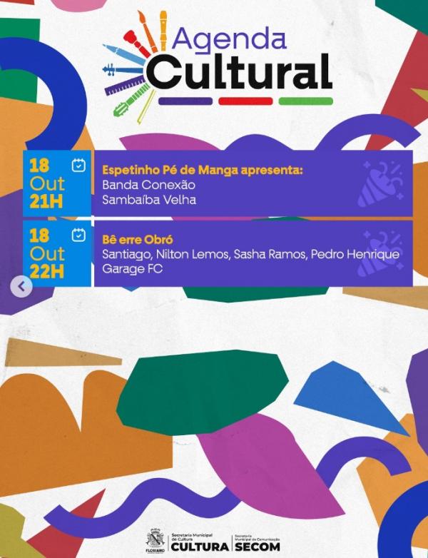 Fim de semana em Floriano promete muita cultura e divers&atilde;o.(Imagem:Reprodu&ccedil;&atilde;o/Instagram)