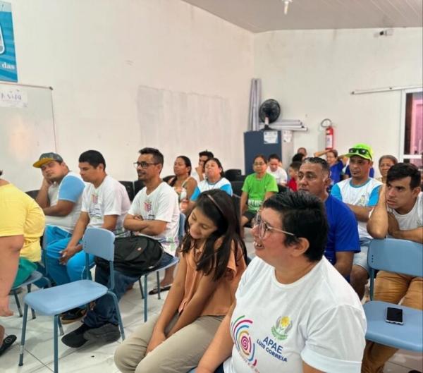OdontoSesc II leva sa&uacute;de bucal para alunos da Apae em Lu&iacute;s Correia(Imagem:Divulga&ccedil;&atilde;o)