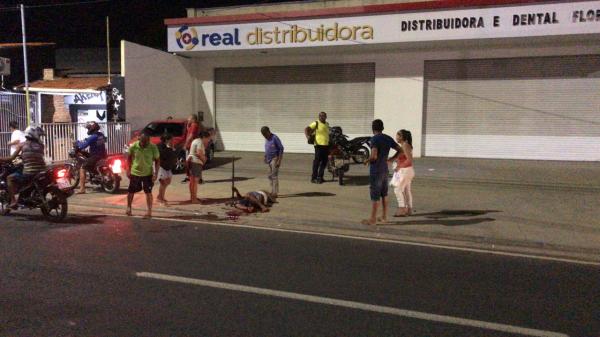 Homem sofre tentativa de homic&iacute;dio na Avenida Calisto Lobo, em Floriano(Imagem:FlorianoNews)