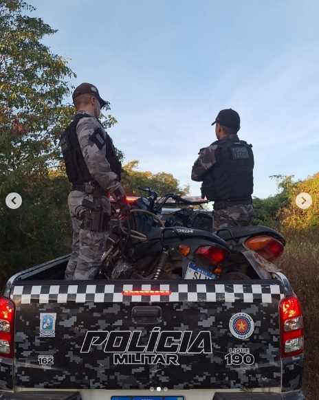 Plantão da Polícia Militar de Floriano recupera veículos furtados e identifica suspeito