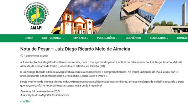 Tragédia na praia: Juiz da comarca de Pedro II morre vítima de afogamento em praia da Paraíba