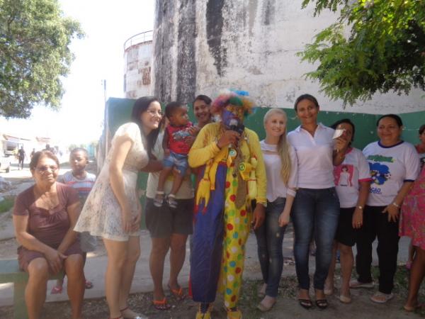 Posto de Sa&uacute;de do Bairro Caixa D'&aacute;gua promove festa para crian&ccedil;as.(Imagem:FlorianoNews)