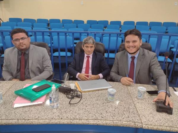Vereadores: Jo&atilde;o Neto, Edvaldo Ara&uacute;jo e Carlos Eduardo.(Imagem:FlorianoNews)
