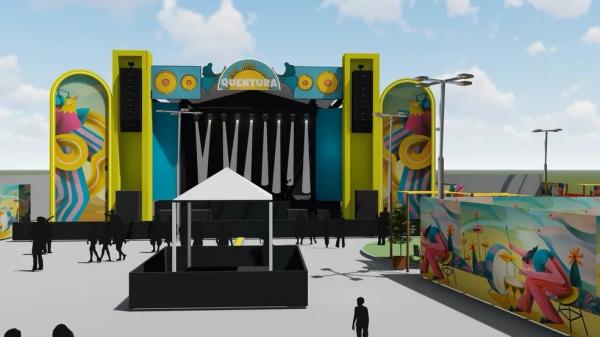 Palco Quentura do Festival GiraSol em Teresina.(Imagem: Divulga&ccedil;&atilde;o)